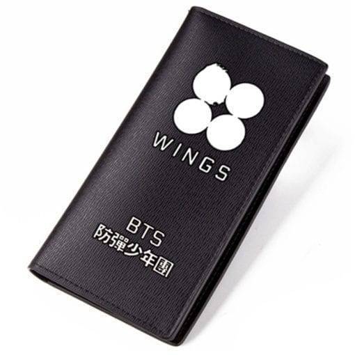 BTS Wallet BTS Wings Merch Classic logo Handbags & Wallets a1fa27779242b4902f7ae3: BTS|BTS / Short|Wing / Long|Wings