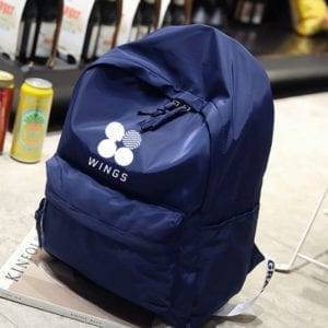 BTS Wings Backpack Backpack BTS Wings Merch cb5feb1b7314637725a2e7: black|Blue|Pink 