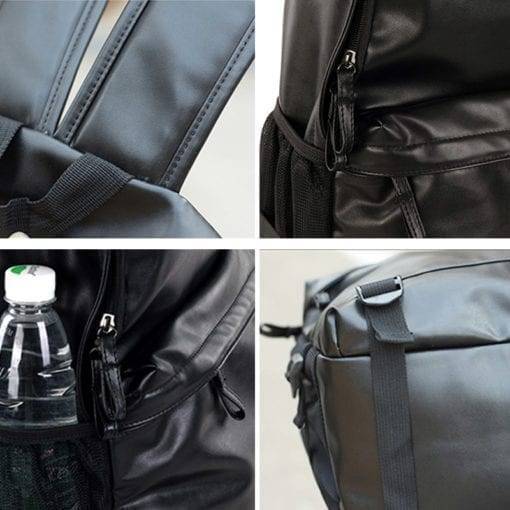BTS Leather Backpack Backpack BulletProof Vest Classic logo a1fa27779242b4902f7ae3: Luminous|Standard