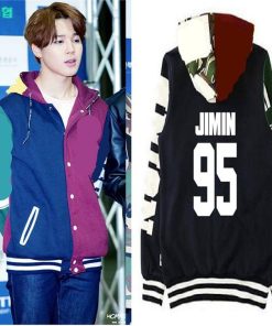 BTS Jimin’s Baseball Jacket Bangtan Fashion Hoddies & Jackets a1fa27779242b4902f7ae3: J-Hope|Jimin|Jin|Jung Kook|Rap Monster|Suga|V|Blank