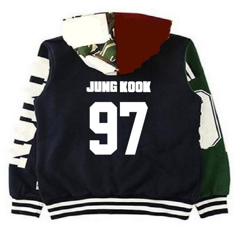 BTS babyHealthy BTS Baseball Jacket Uniform Bangtan Boys Suga Jin