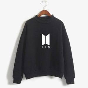 BTS Lovely Sweatshirt New Logo Sweatshirts cb5feb1b7314637725a2e7: black|Blue|Grey|Khaki|Navy|Pink|Wine 