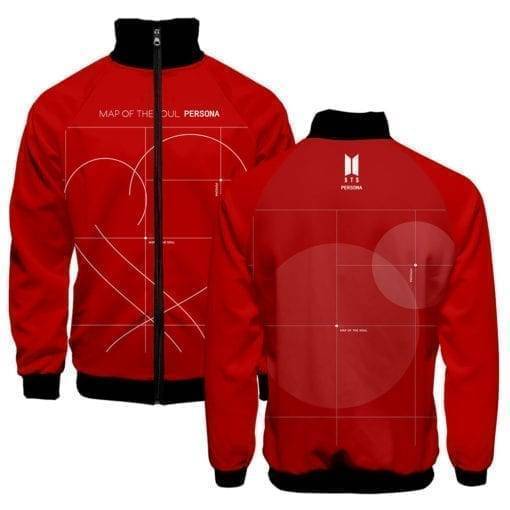 Map Of The Soul Persona 3D Jacket Hoddies & Jackets Sweatshirts cb5feb1b7314637725a2e7: black|white|Pink|Red