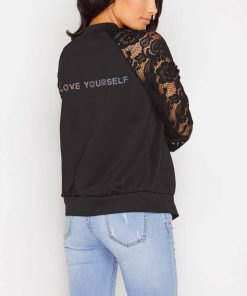 BTS Love Yourself Hip Hop Jacket Hoddies & Jackets Love Yourself 'Answer' Love Yourself 'Her' Love Yourself 'Tear' New Logo cb5feb1b7314637725a2e7: black