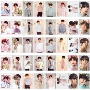 Kpop BTS World Tour Love Yourself Polaroid Lomo Photo Card Jungkook Jimin Suga HD Photocard 40pcs/set PhotoCard Brand Name: AKOLION 