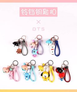 BT21 Cute Doll Bell Keychains Accessories BT21 Key Chain cb5feb1b7314637725a2e7: J-Hope|Jin|RM|Suga|V|JIMIN|Jung Kook