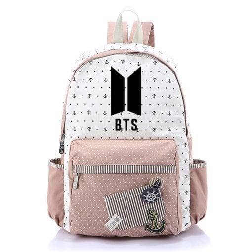 Buy ManalCorp BTS Backpack bags for Girls with Free 25 Piece BTS Sticker  set Included,(A) Online at desertcartINDIA