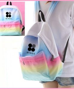 BTS Rainbow Backpack Backpack BTS Wings Merch BulletProof Vest New Logo Young Forever cb5feb1b7314637725a2e7: 01|02|03|04|05|06