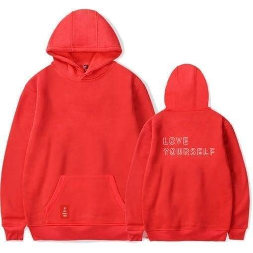 BTS Love Yourself World Tour Hoodie BTS 2018 LY World Tour Hoddies & Jackets cb5feb1b7314637725a2e7: black|Black-7|gray|gray-9|Navy Blue|navy blue-10|pink-11|red-12|white|White-8|Pink|Red