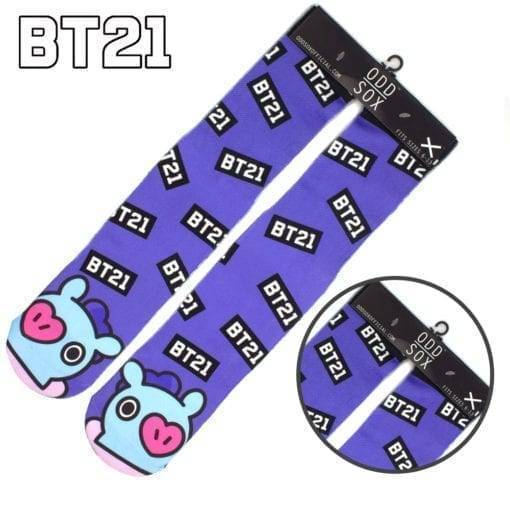 BT21 Colourful Cotton Socks Accessories BT21 Socks cb5feb1b7314637725a2e7: A|B|C|D|E|F|G