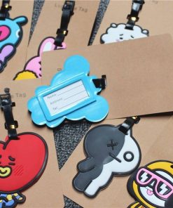 BT21 Baggage Boarding Tags Accessories BT21 Other Accessories cb5feb1b7314637725a2e7: CHIMMY|COOKY|KOYA|MANG
