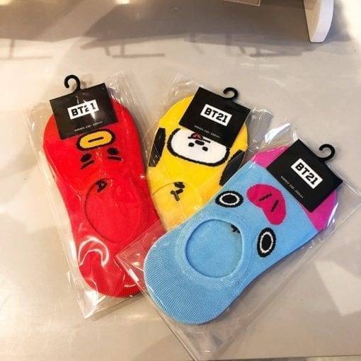 BT21 Cotton Short Socks Accessories BT21 Socks cb5feb1b7314637725a2e7: aixin|baiyang|binggan|gougou|kaola|Multi|tuzi|xiaoma