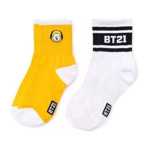 BT21 Comfortable Cotton Socks Accessories BT21 Socks cb5feb1b7314637725a2e7: BT21|CHIMMY|COOKY|KOYA|MANG|RJ|SHOOKY|TATA
