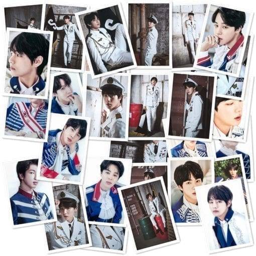 Kpop BTS Military Uniform Polaroid Lomo Photo Card SUGA J-HOPE V HD Photocards 30pcs/box PhotoCard Brand Name: AKOLION