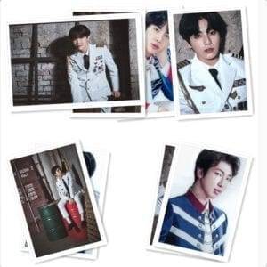 BTS MERCH SHOP, Military Uniform Polaroid Lomo Photocards 30pcs/box