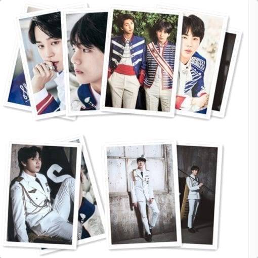 Kpop BTS Military Uniform Polaroid Lomo Photo Card SUGA J-HOPE V HD Photocards 30pcs/box PhotoCard Brand Name: AKOLION