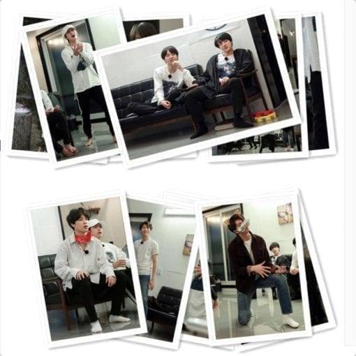Kpop BTS 2018 Vlivt Ch+ Polaroid Lomo Photo Card Bnagtan Boys Fans Collective Photocard 40pcs PhotoCard Brand Name: AKOLION