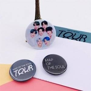 BTS Japan 2020 Album Map To The Soul TOUR – Brooch Collection Pin Badges Brooch Metal Color: 3 Pieces Brooch 