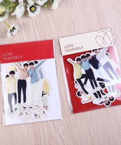 BTS Diary Stickers 18PCS Love Yourself 'Answer' Sticker Stickers Color: BTS-A|BTS-B