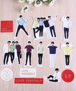 BTS Diary Stickers 18PCS Love Yourself 'Answer' Sticker Stickers Color: BTS-A|BTS-B