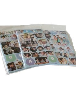 12pcs/lot Super Star Band Sticker Pack Sticker Stickers Color: 12 sheets