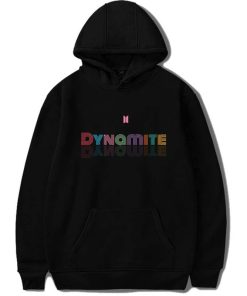 BTS Dynamite Disco Hoodies BTS Dynamite Merch Hoddies & Jackets Color: A-Black|B-Black|A-White|B-White