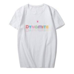BTS Dynamite Disco T-Shirts BTS Dynamite Merch T-Shirts Color: A-Black|B-Black|A-White|B-White 