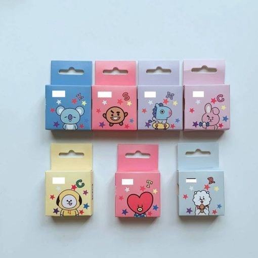 BT21 Tape Adhesive Tape For DIY Accessories BT21 Other Accessories Stationery Color: A 5|A 8|B 3|A 3|A 6|B 1|B 4|B 8|A 7|B 2|B 5|A 1|A 2|A 4|B 6|B 7