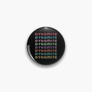 BTS Dynamite Alloy Brooch Badge Collection Badges Brooch BTS Dynamite Merch Metal Color: 01|02|03|04|05|06 