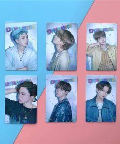 BTS Dynamite Bus Pass Sticker Card Collection BTS Dynamite Merch PhotoCard Stickers Color: White
